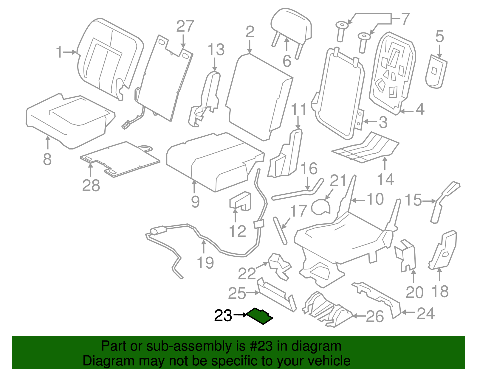 Support Cover - Ford (GL1Z-7863388-CB)