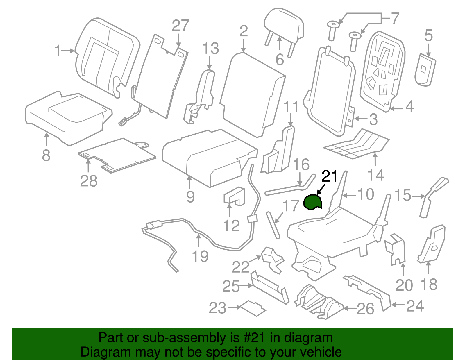 Rear Cover - Ford (GL1Z-7863388-AK)