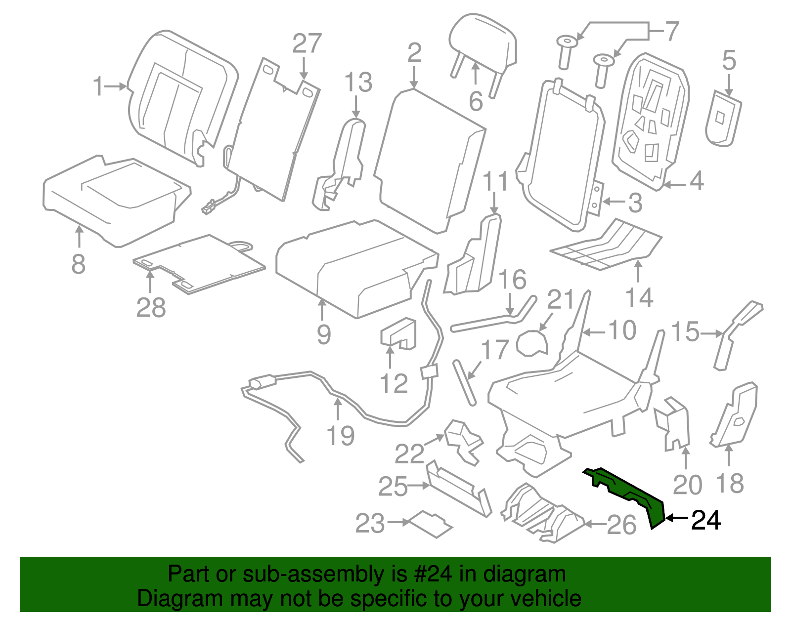 Support Cover - Ford (GL1Z-78600A46-CA)
