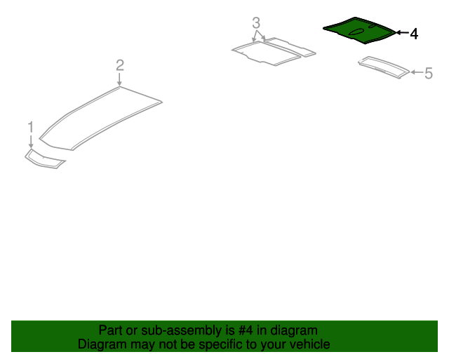 Genuine OEM GM Part - Rear Blackout Decal 2016-2024 Chevrolet Camaro