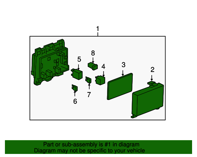 20042008 Chevrolet Malibu Body and Tail Lamp Wiring Harness Junction