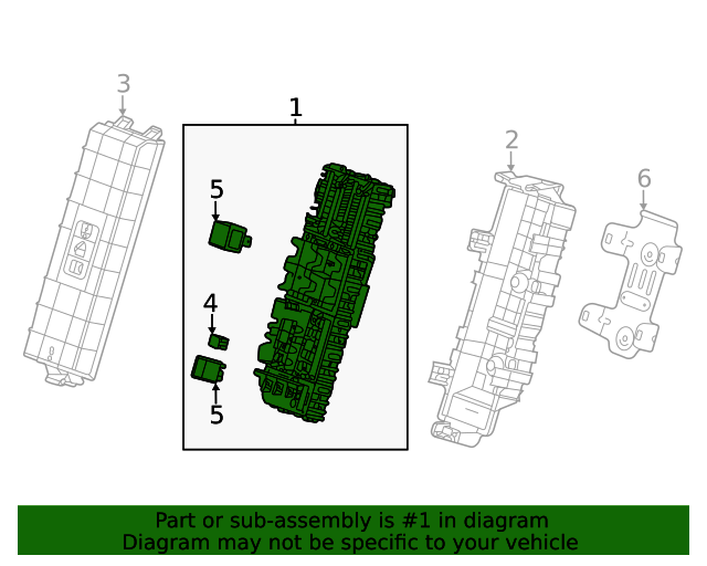 20202022 Chevrolet Corvette Body Wiring Harness Junction Block