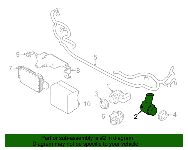 2013-2019 Land Rover Sensor LR041094 | OEM Parts Online