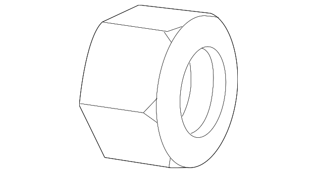 Steering Linkage Inner Tie Rod Nut - GM (84467790)