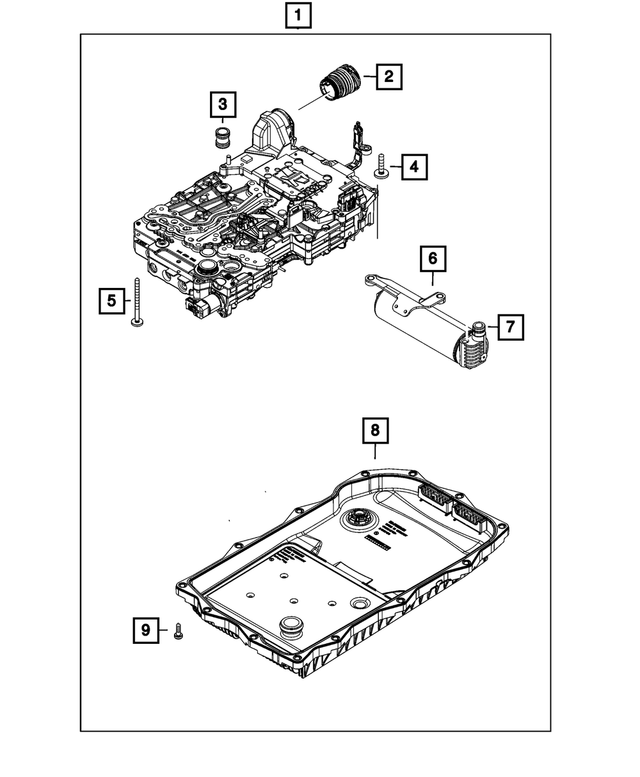 20222023 Jeep Wagoneer Transmission Valve Body & Control Unit