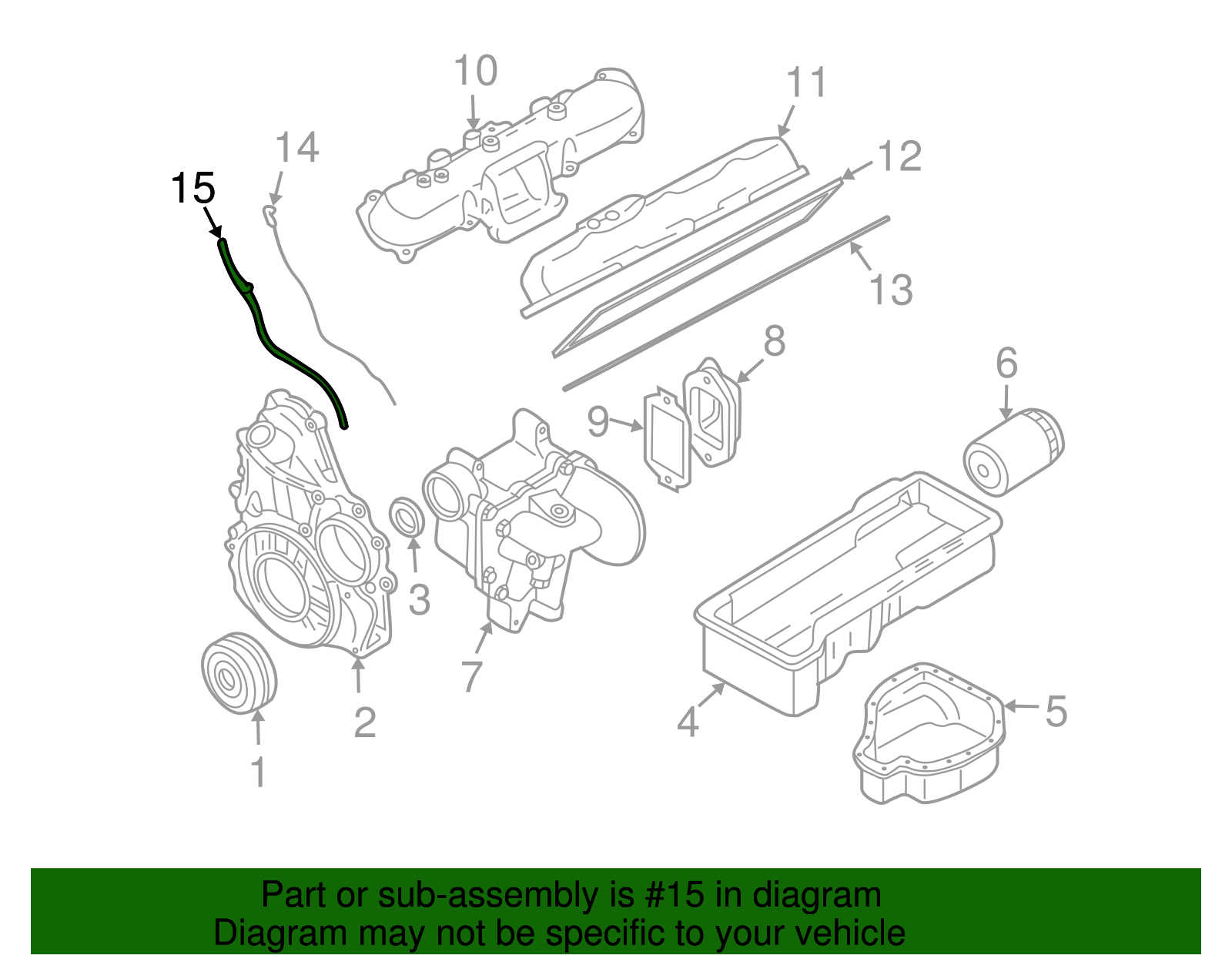 Engine Oil Level Indicator Tube - GM (97374364)
