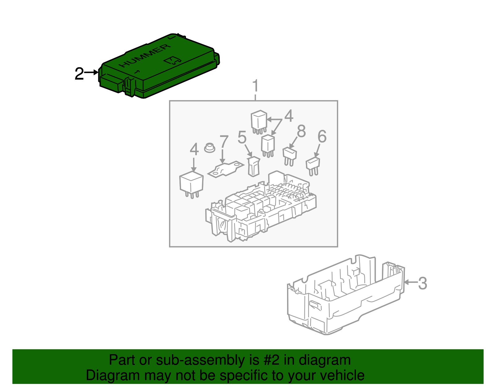 Cover Assembly-Multiuse Rly - GM (15270243)