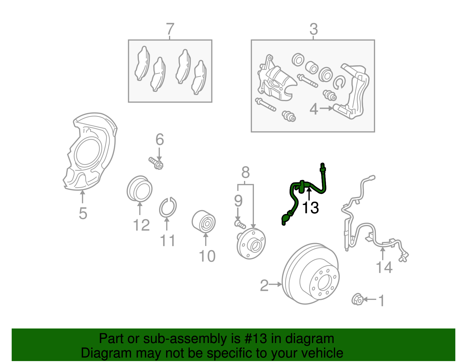 Flex Hose - Toyota (90947-A2027)