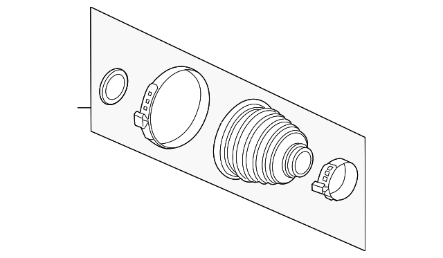 Front Passenger Side Half-Shaft Constant Velocity Joint Inner Boot - GM (95908489)