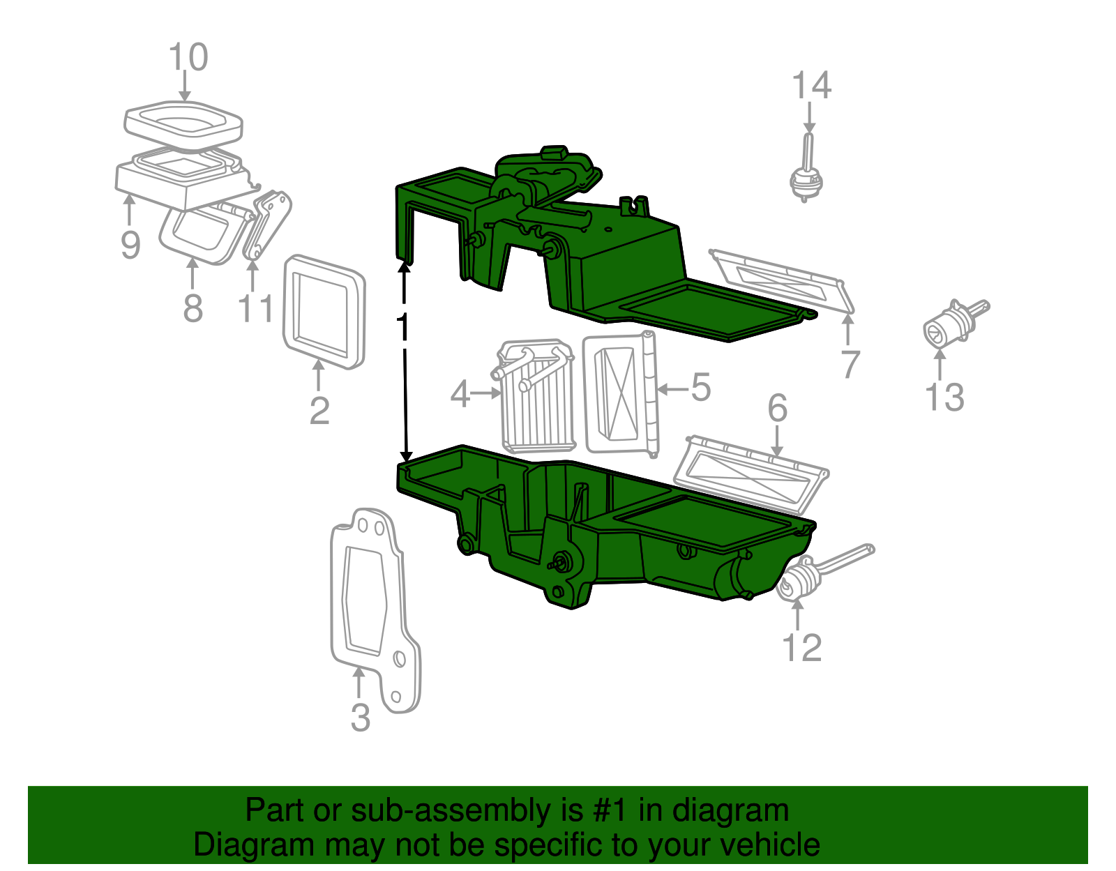 Housing Assembly - Ford (YL2Z-18471-A)