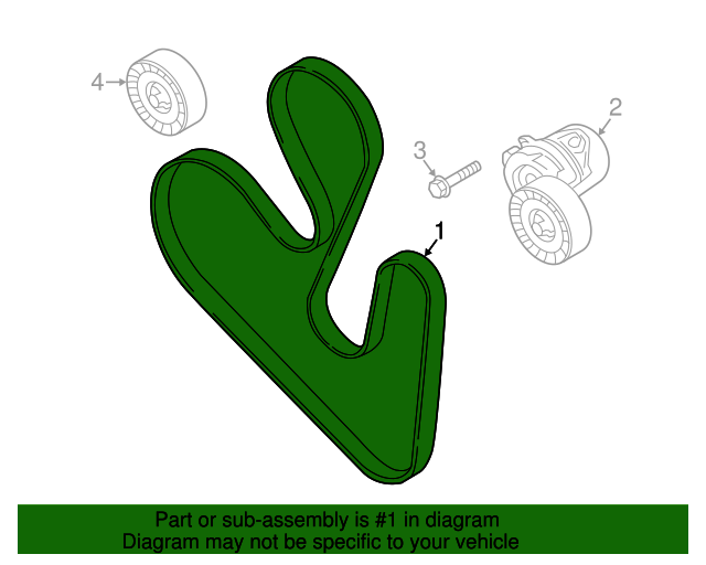 F2GZ8620A Serpentine Belt 20152020 Ford OEM Parts Quick