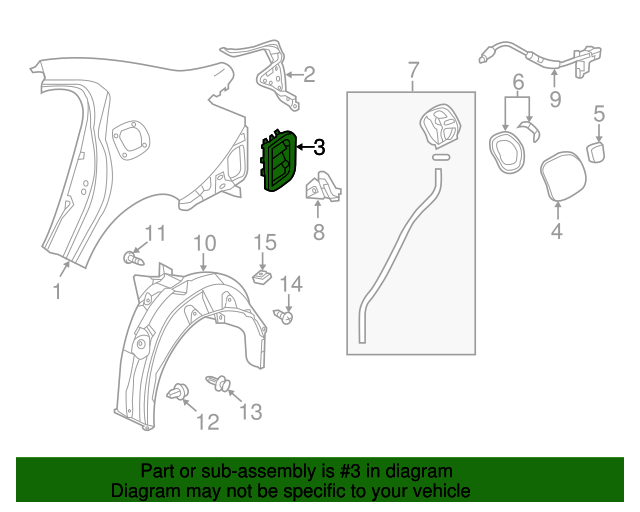 75450SMA003 Outlet Assembly, Rear Air 20132020 Acura Acura