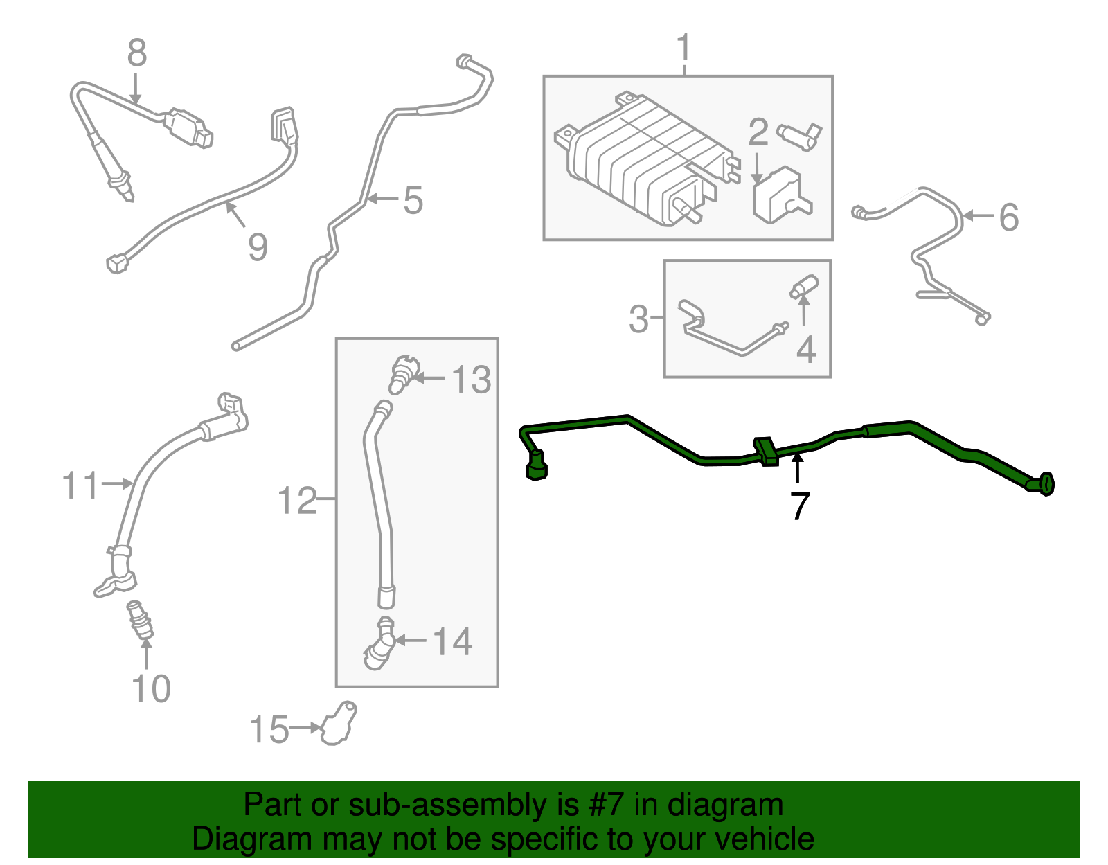 Air Tube - Ford (GD9Z-9D683-A)
