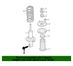 Genuine Nissan Mount Bolt 01125-0059U