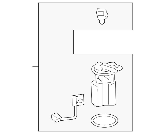 Fuel Pump Module without Fuel Level Sensor, with Seal - GM (19352897)