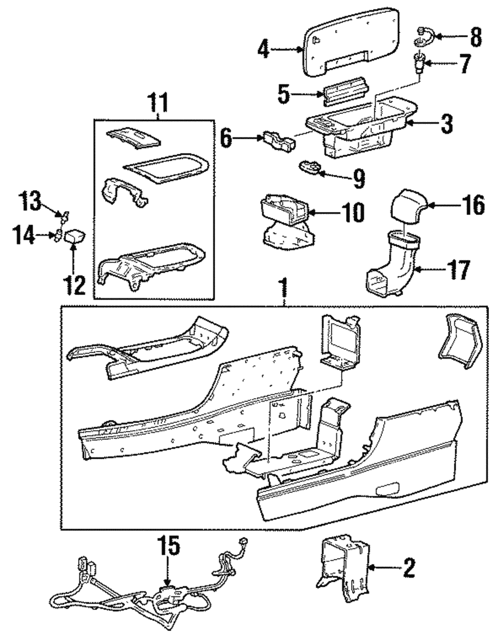 Compartment - Ford (YF3Z-5406010-BAA)