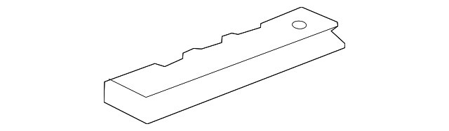 Passenger Side Quarter Panel Lower Finish Panel Bracket - GM (94702104)