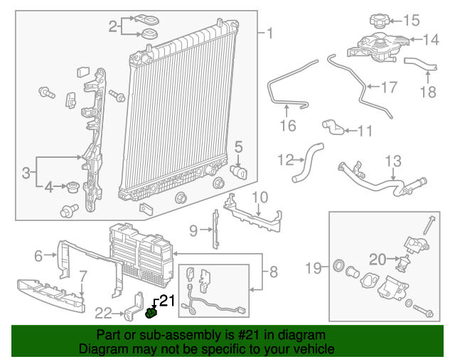 Autoguardian Ambient Air Temperature Sensor 13583411 – For Buick Envision, LaCrosse, Cadillac