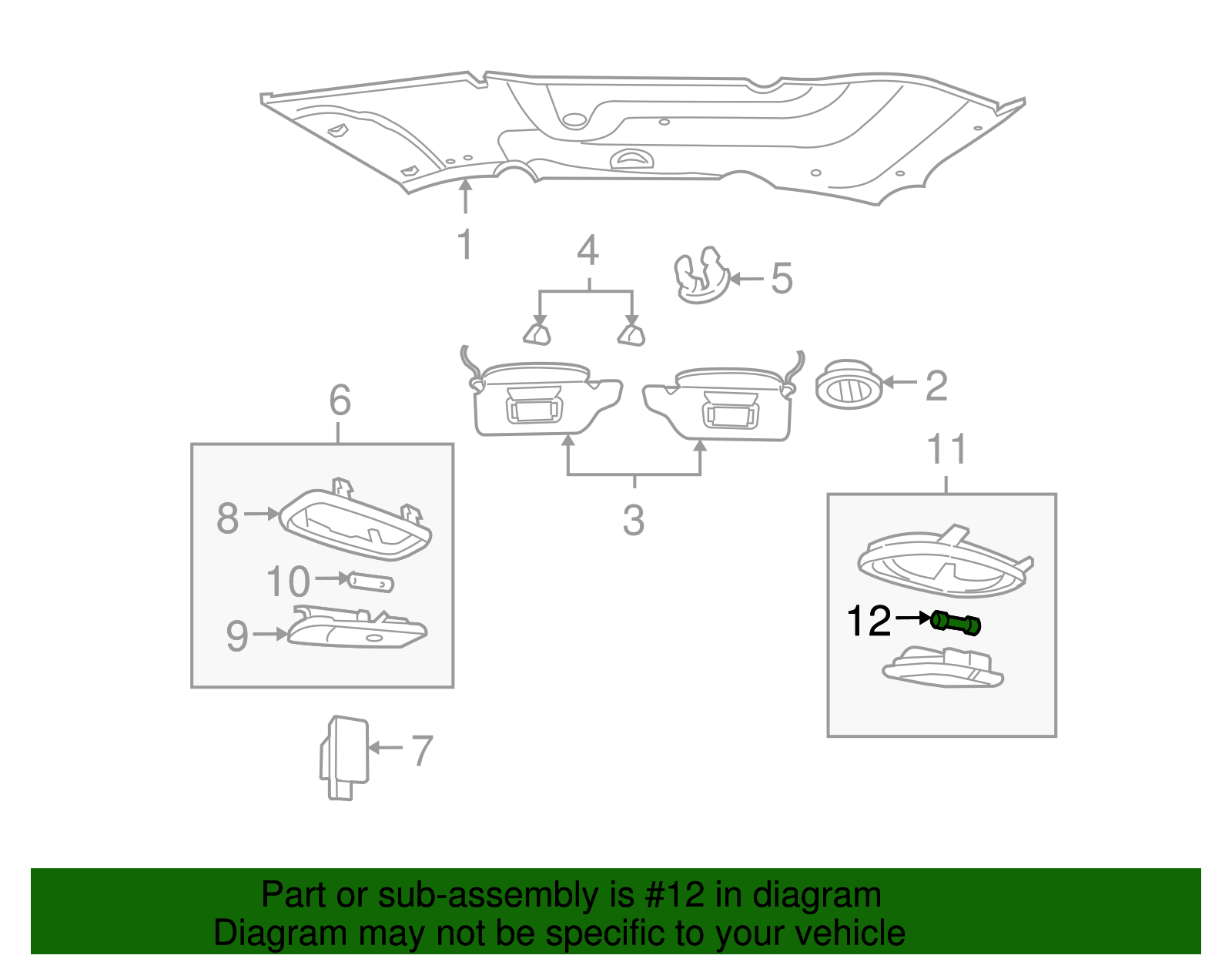 Bulb - Ford (E7RY-13466-D)