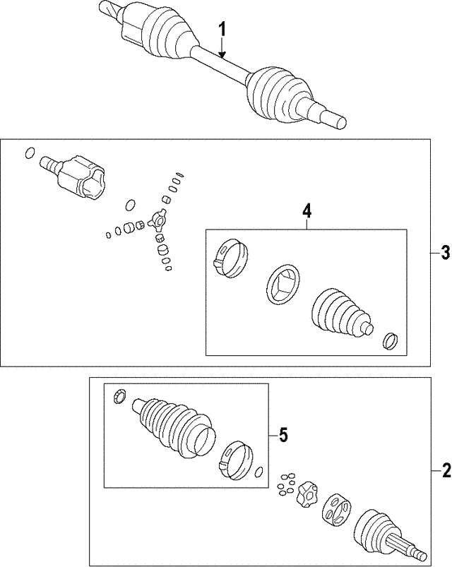 Intermediate Shaft GM (15934409)