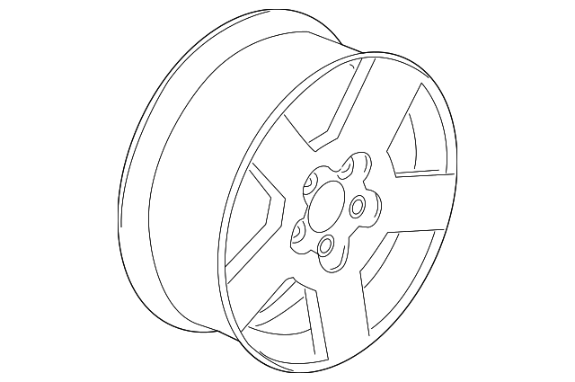 Wheel, 16X6.5                            *Bright Mach - GM (09595255)