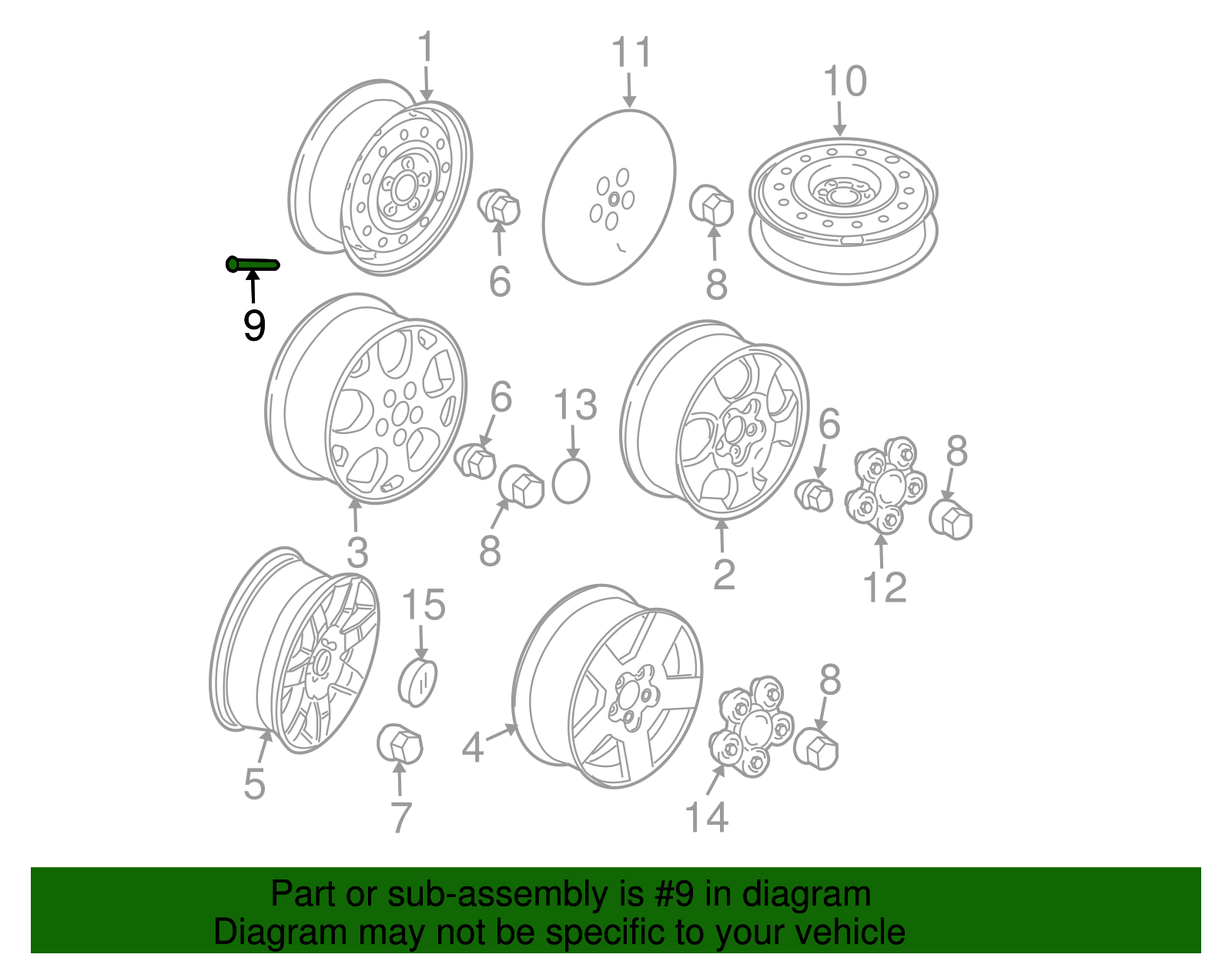 Tire Valve Stem - GM (00274119)