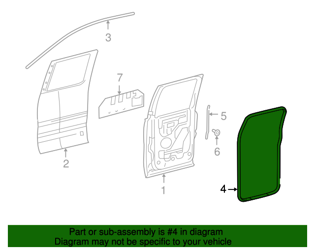 20042008 Ford OEM NEW 0408 Ford F150 XLT Standard Pickup Surround
