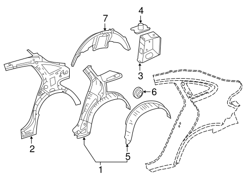 Inner Structure for 2016 Mercedes-Benz GLE 450 AMG® #0