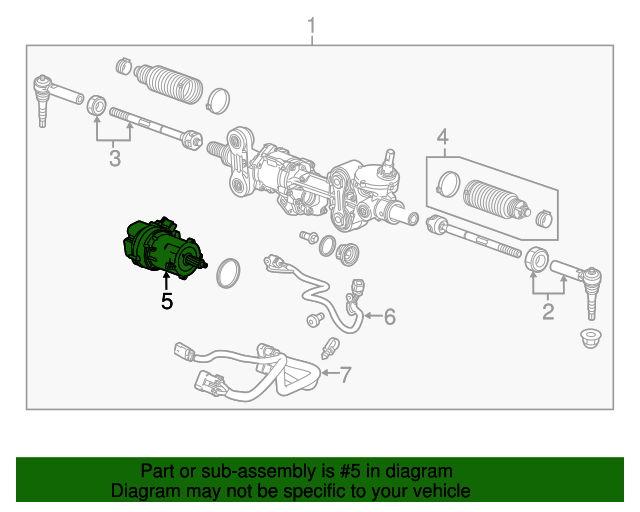 20172020 GM Power Steering Assist Motor 84722749