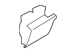 CK4Z6120878B - Body: Lower Molding for Ford: E-Transit, Transit-150, Transit-250, Transit-350, Transit-350 HD Image