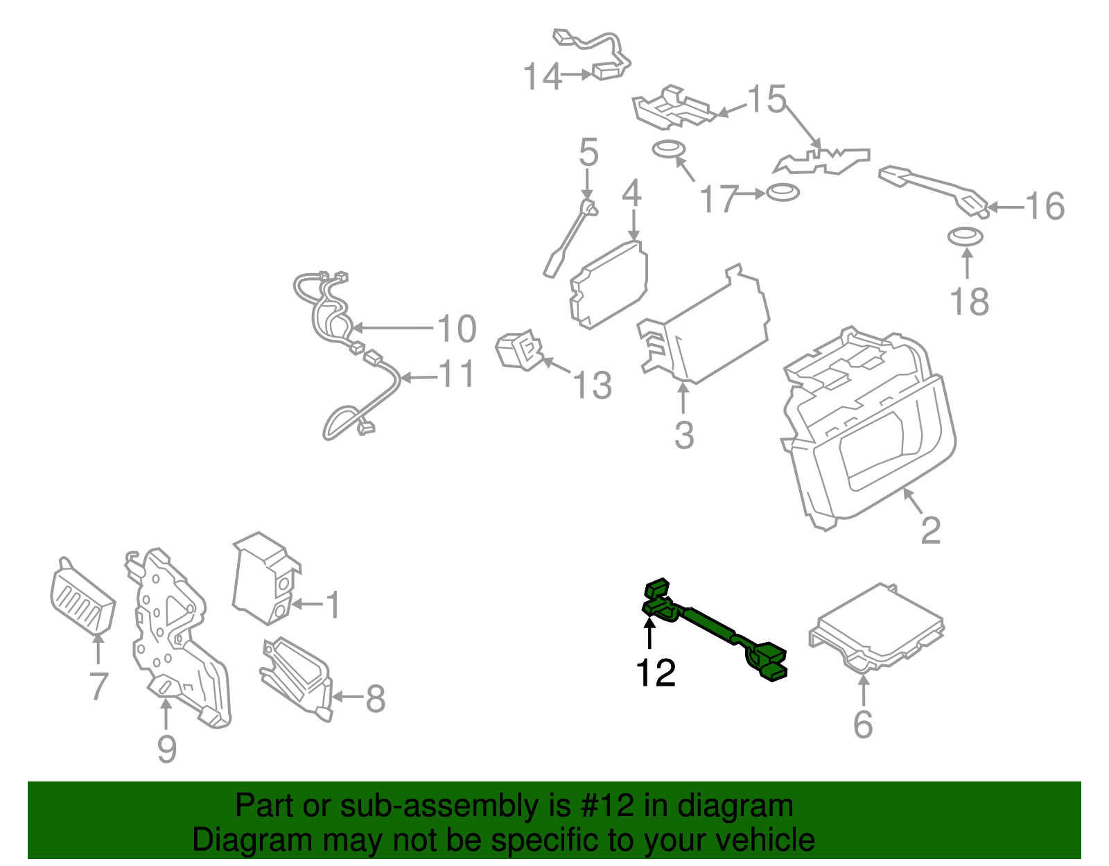 Wire Harness - Ford (HD9Z-14D202-AB)