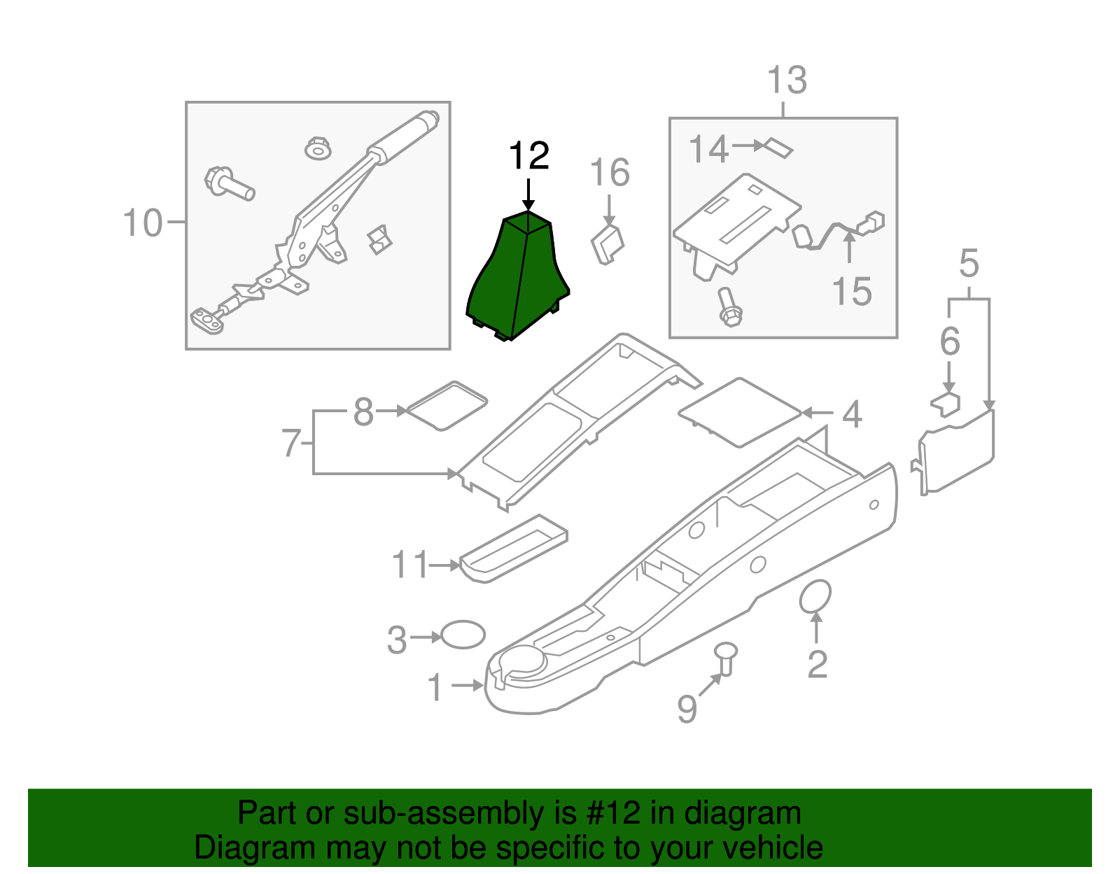 Manual Transmission Shift Lever Boot - GM (96655243)