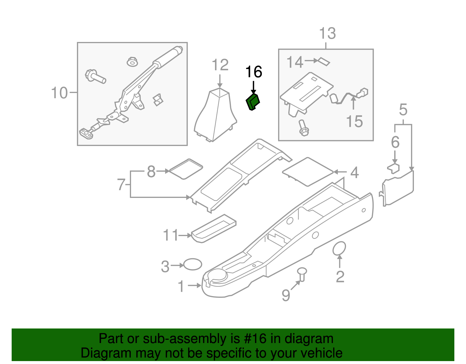 Automatic Transmission Overdrive Switch - GM (96652199)