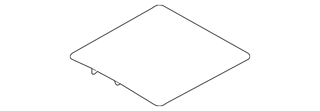 Front Floor Console Trim Plate Mat - GM (96966770)