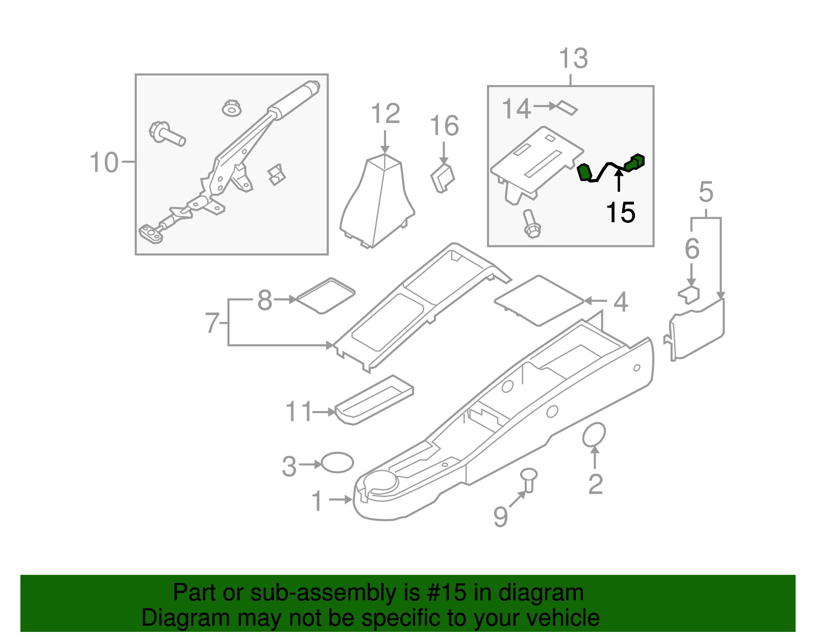 Automatic Transmission Control Position Indicator Lamp - GM (96804636)