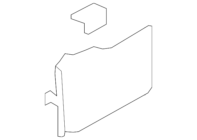Front Driver Side Floor Console Extension - GM (96655255)