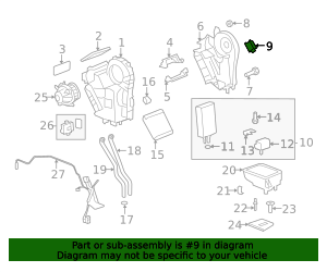 thumbnail image 2 of ACDelco GM Genuine HVAC Mode Door Actuator 15-73816 - Heater AC Vent Control Motor Replacement 2 of 14