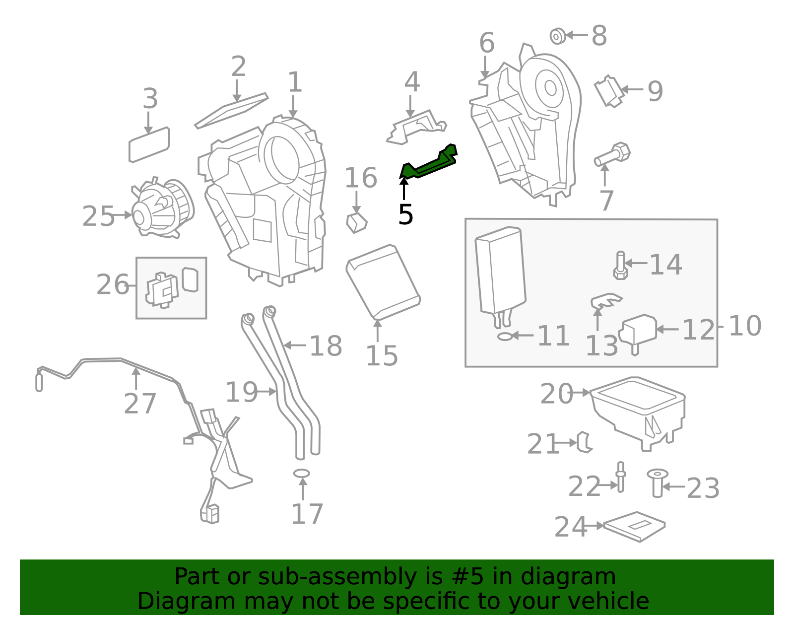 Heating and Air Conditioning Control Valve - GM (84018410)