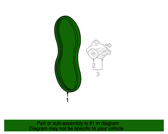 20022017 OEM NEW 20022017 GM Chevrolet Buick LaCrosse Serpentine