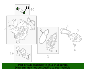 2015-2024 Audi Engine Coolant Pipe O-Ring WHT-004-973 | OEM Parts Online