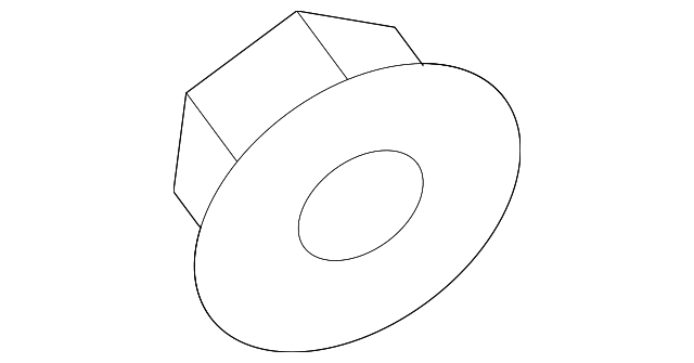 Strut Mount Nut - Ford (W520102S437M)