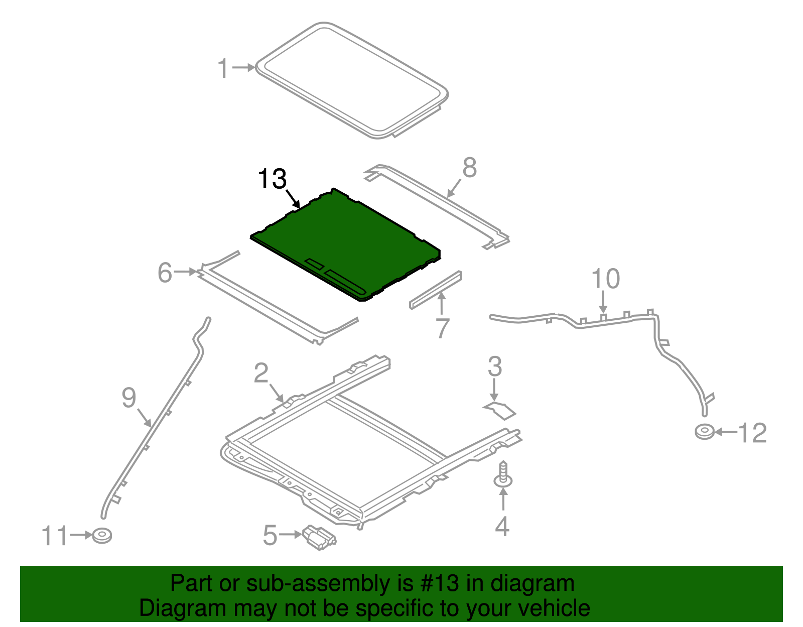 Sunshade - Ford (GP5Z-54519A02-AA)