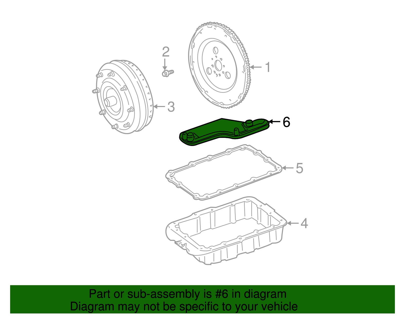 Transmission Oil Filter - Ford (XW4Z-7A098-BB)
