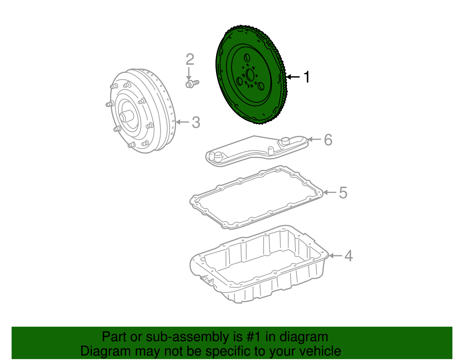 Drive Plate - Ford (XW4Z-6375-BA)