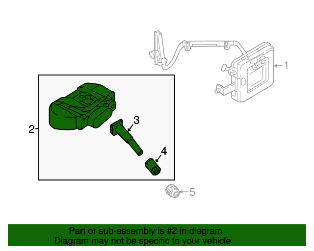 52933D9100 Tire Pressure Monitoring System Sensor 20172022 Kia Kia.Parts Store