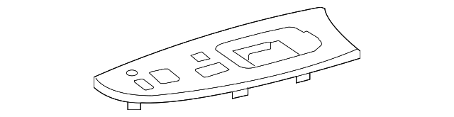 74240-53420-B0 - Switch Bezel 2012-2014 Lexus IS F | Lexus Parts Outlet