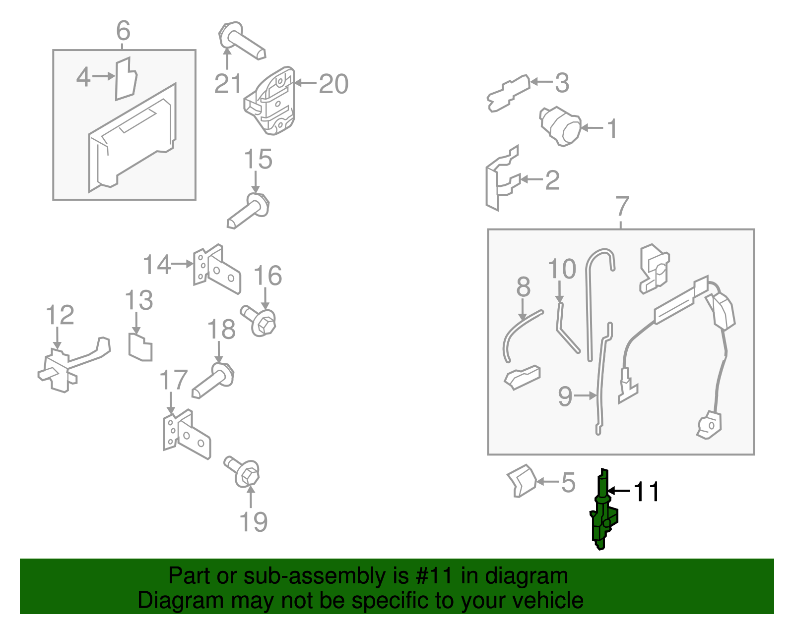 SW6957 Motorcraft™ Door Lock Actuator Motor 20082025 Ford Online
