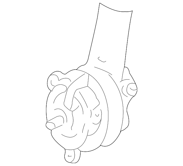 Power Steering Pump - Ford (YF1Z-3A674-DBRM)