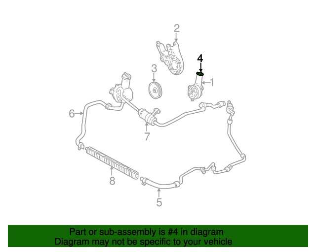 19842008 Ford Power Steering Reservoir Cap YF1Z3A006AA XportAuto