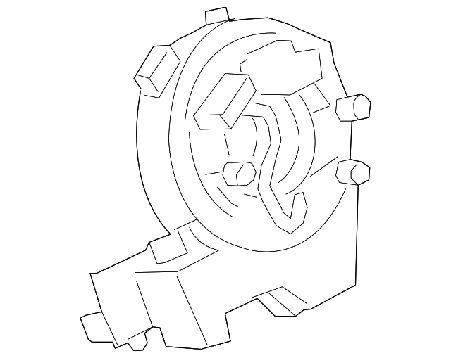 DV6Z14A664A 20142018 Ford Transit Connect Clock Spring Fairway